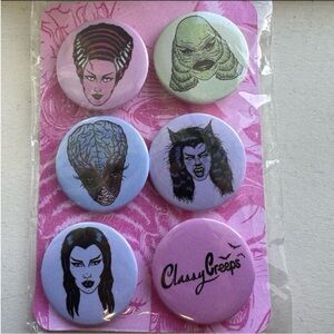 Universal monsters pins